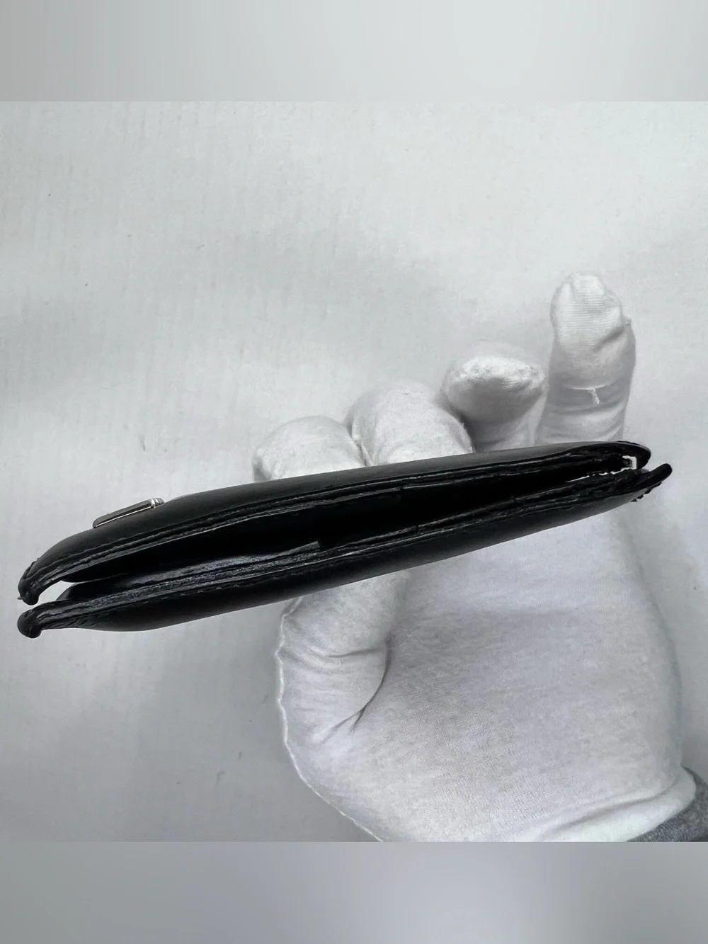 Salvatore Ferragamo Black leather bifold‎ wallet